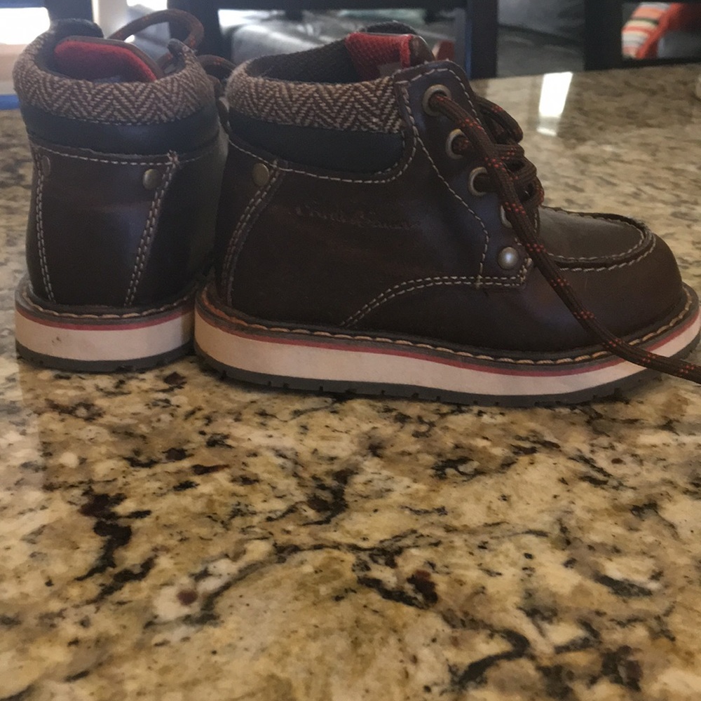 Eddie Bauer toddler brown boots